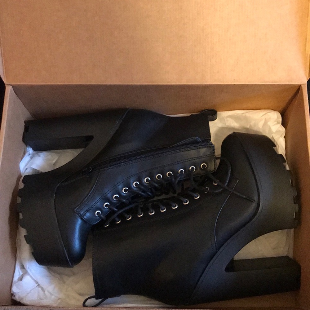 Platform booties
